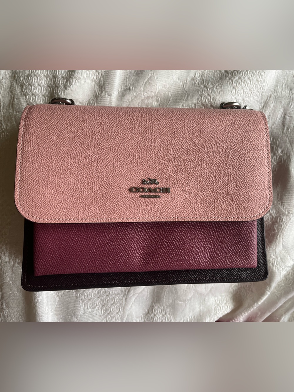 Coach Large Colorblock Klare Leather Crossbody Bag